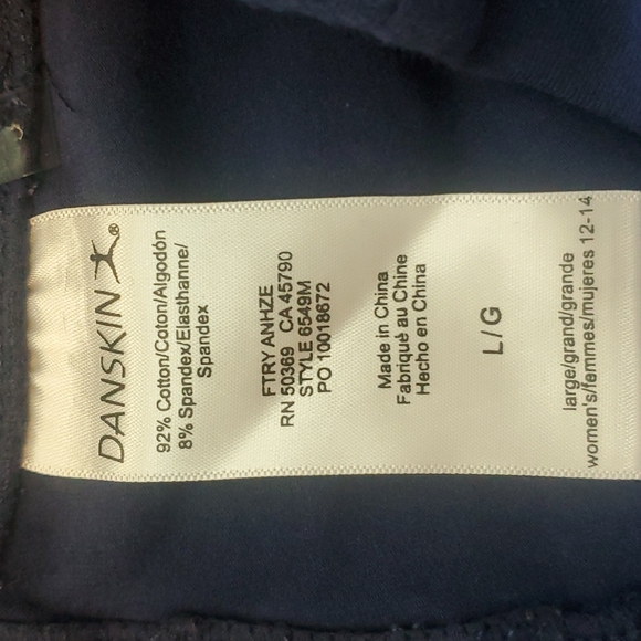 Danskin capri leggings. Size 12-14. Worn once. - Picture 4 of 5